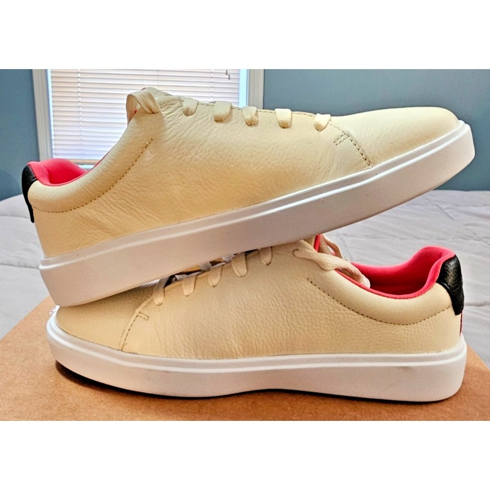 Cole Haan® (Women's 8.5 B) Grand Crosscourt™ Traveler Sneakers in Ivory/Magenta - Picture 7 of 8